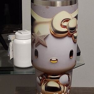 Hello Kitty 40oz. Gold and Silver Tumbler